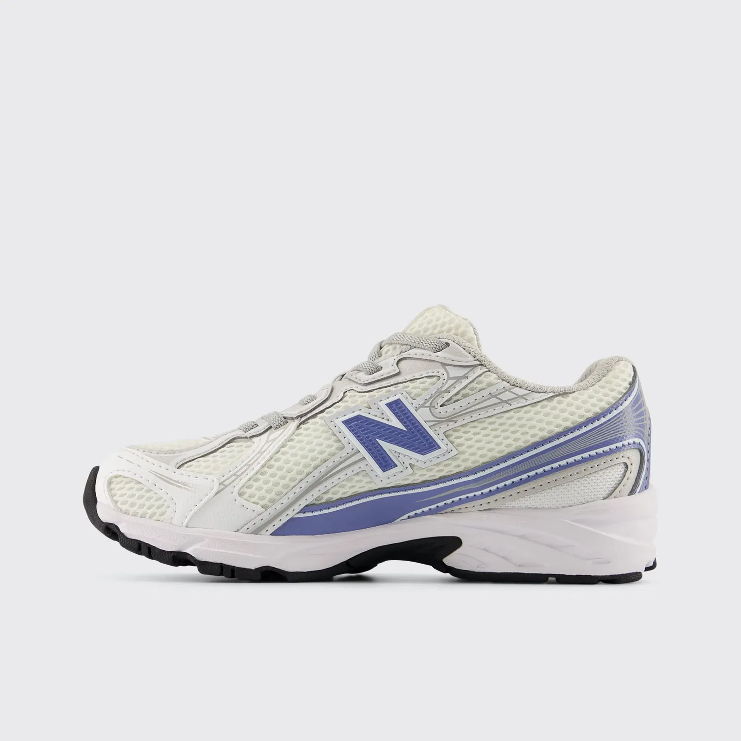 Детские кеды с шнуровкой-резинкой 740 New Balance, Blanco — фото 2