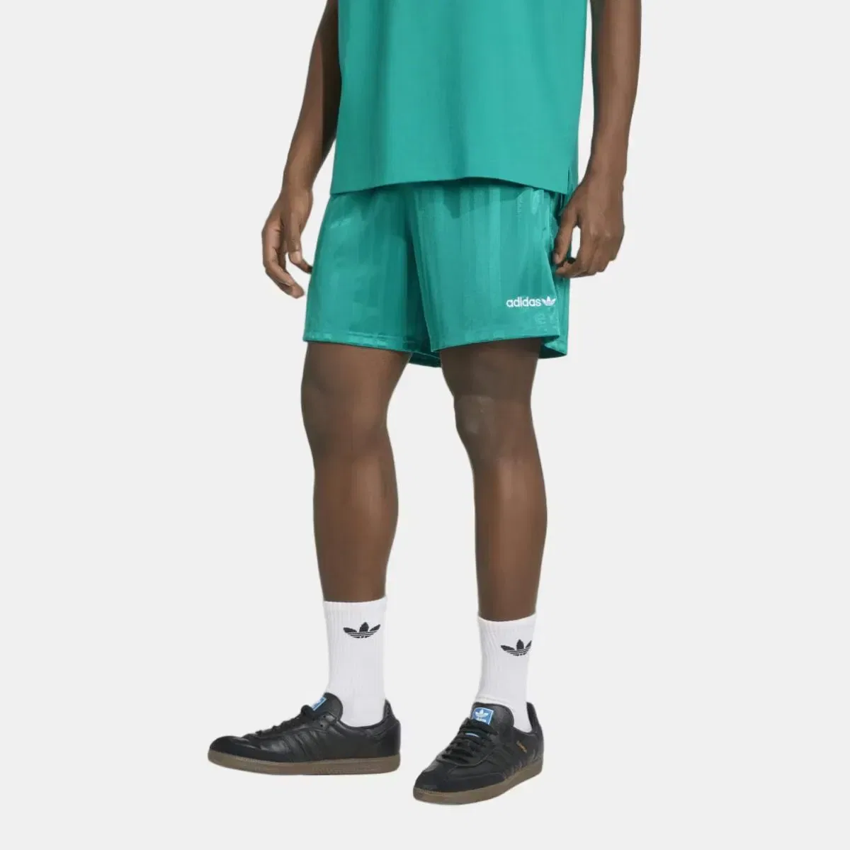 Мужские шорты с принтом Alemania EQT Adidas, Verde