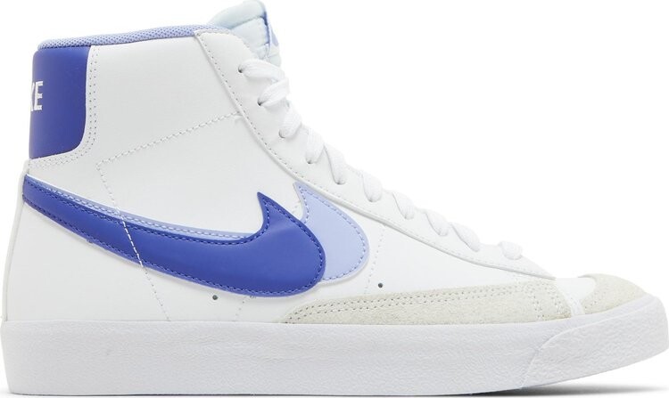 

Кроссовки Nike Blazer Mid '77 SE GS 'Double Swoosh - Purple', белый