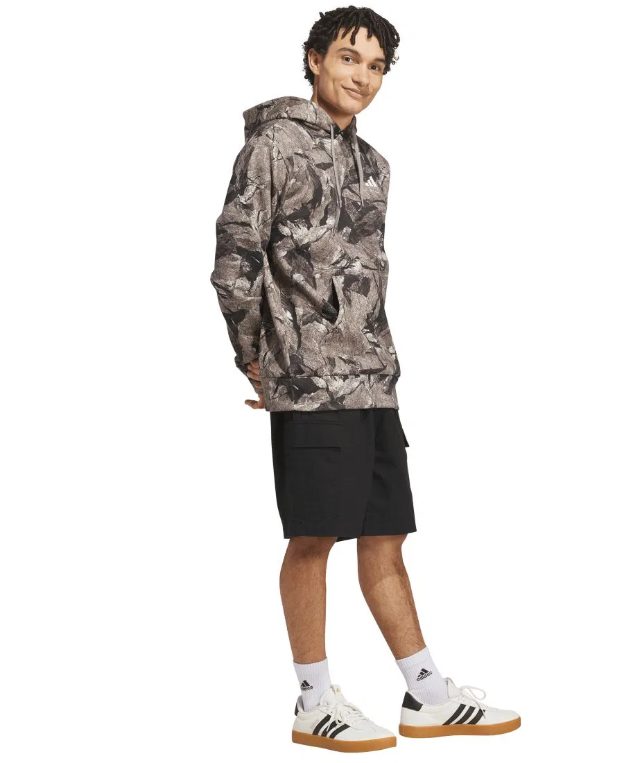 Худи с принтом Rock Camo adidas, Silver Pebble — фото 2