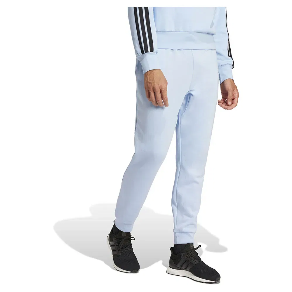 Брюки флисовые Adidas Essentials Feelcozy, синий — фото 4