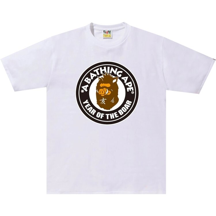 

Футболка BAPE Year Of The Boar Tee 'White', белый