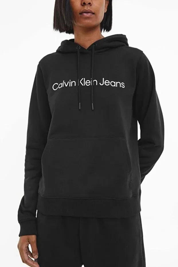 Женские свитшот с принтом Calvin Klein, Black