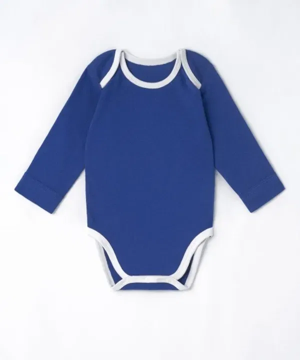 Боди с длинным рукавом 2 шт, Musinsa Standard Kids, голубой/пастельно-голубой — фото 2