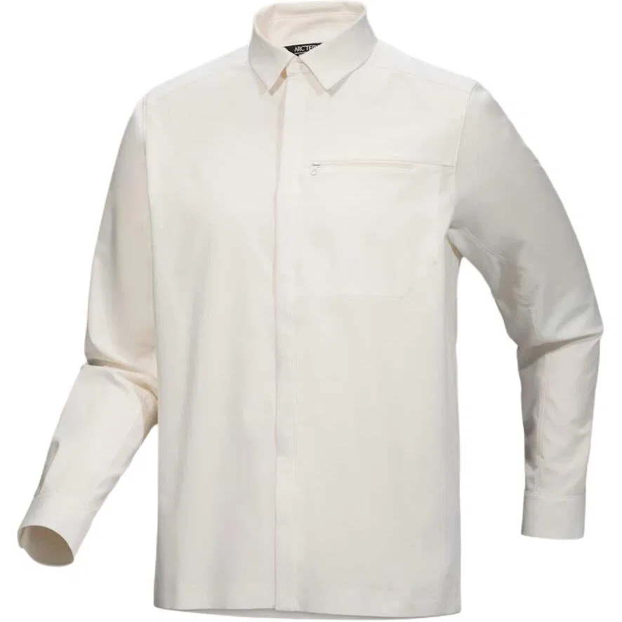 Мужская рубашка с длинным рукавом Arcteryx Skyline Series, Polar White/Arctic Silk