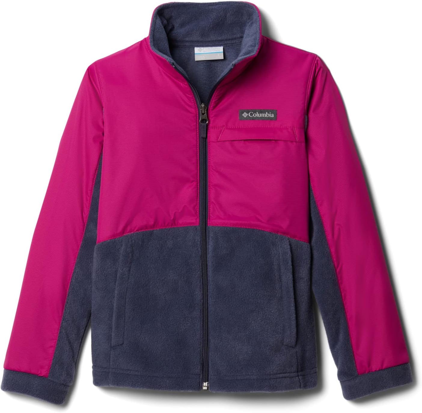 

Columbia Benton Springs III Overlay Fleece для девочек, Nocturnal/Wild Fuchsia