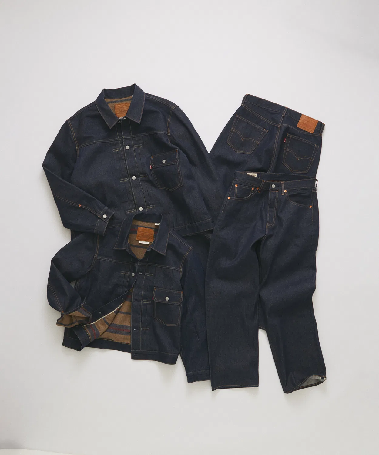 Мужские джинсы свободного кроя 501 Loose Levi's, Navy — фото 2