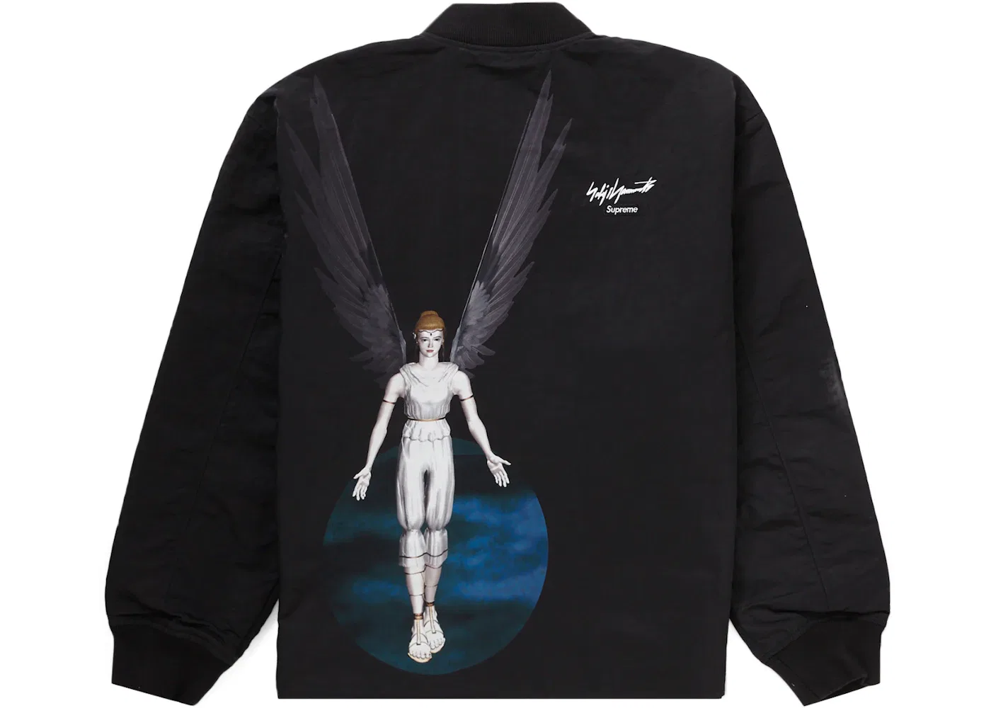 Мужская нейлоновая куртка-бомбер Yohji Yamamoto TEKKEN Supreme, Black — фото 2
