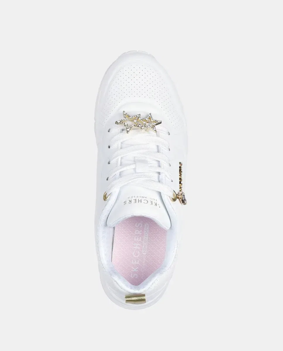 Детские кроссовки для девочек с воздушной камерой UNO Skechers, Blanco — фото 2