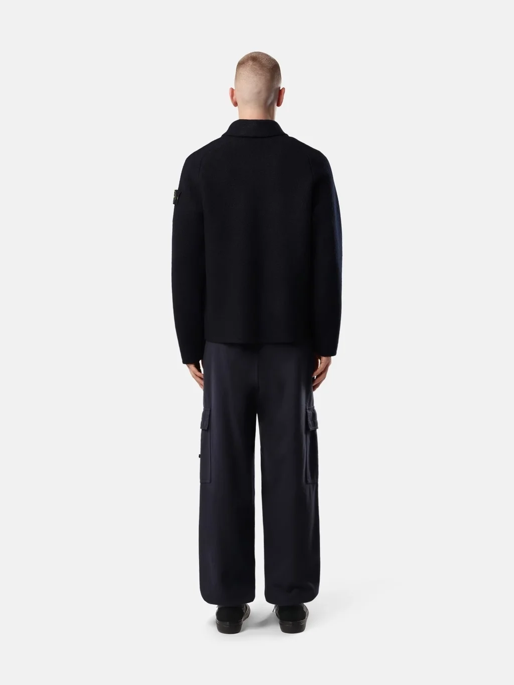 Мужские брюки-джоггеры Stone Island Loose-fit With Elasticized Cuffs, темно-синий — фото 3