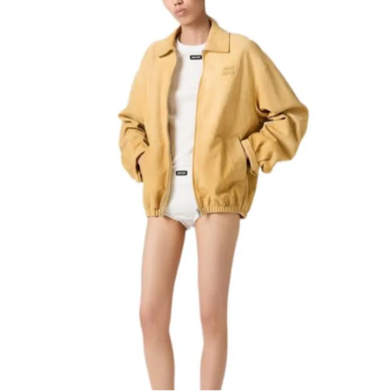Футболка с круглым вырезом, свободный крой, MIU MIU, White — фото 3