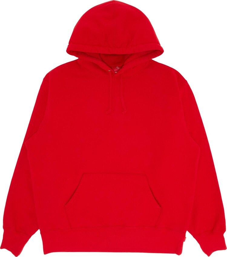 Толстовка Supreme Satin Appliqu Hooded Sweatshirt 'Red', красный