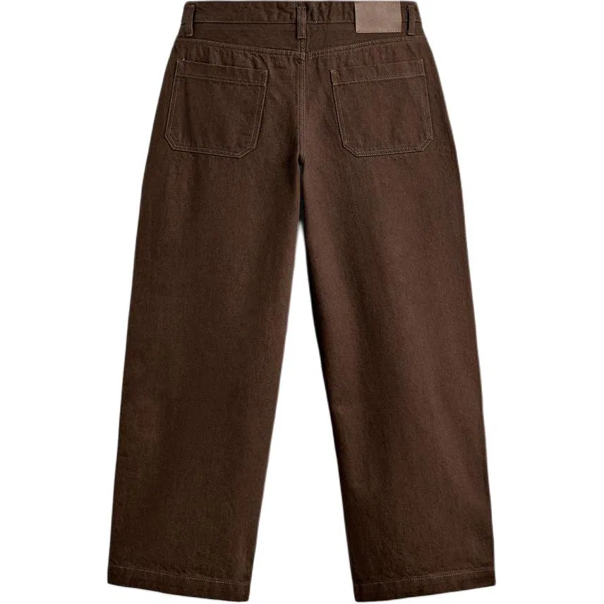 Мужские джинсы с широкими штанинами Brown ZARA, Brown — фото 3