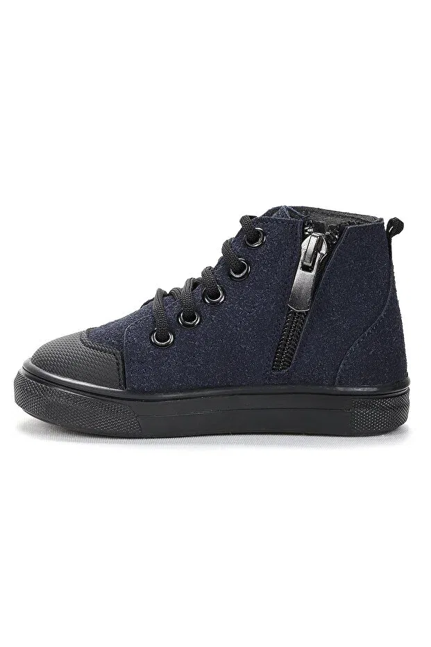 Детские ботинки для мальчиков на липучках Kai Kiko Kids, Navy Blue — фото 4