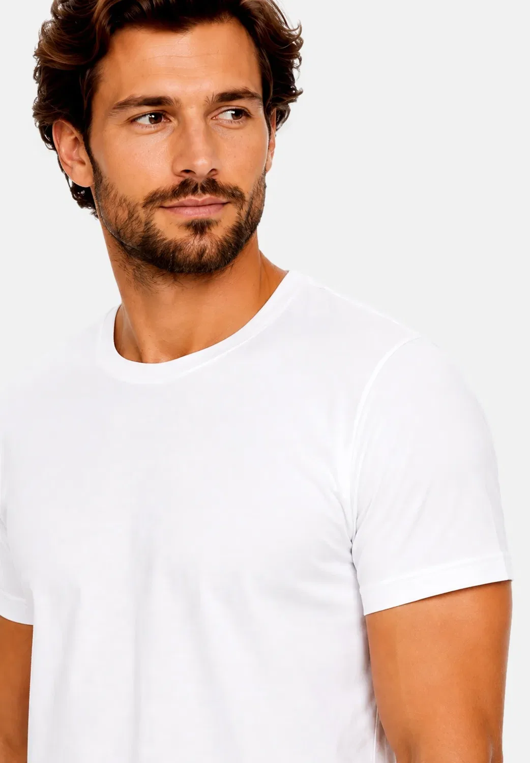 Футболка Kurzarmshirt, набор из 3 штук - базовая футболка Emporio Armani, Weiß — фото 4