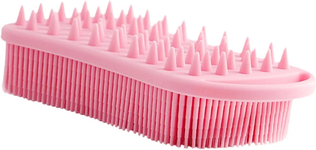 Массажная щетка для тела Silikon, MUCKLILY, 1 шт, 146 г, Rosa