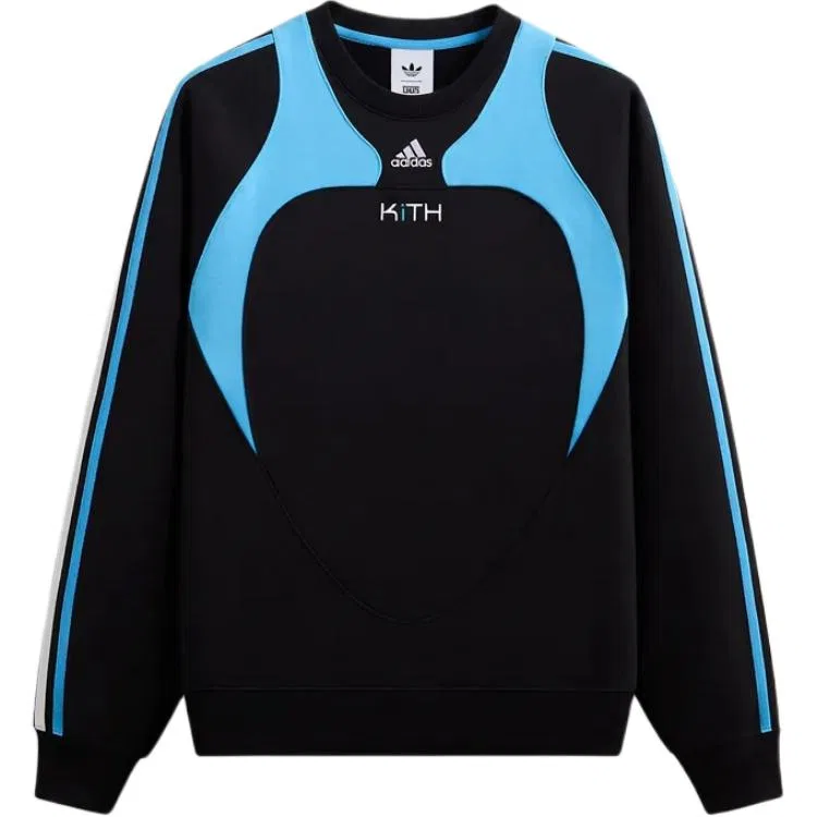 Свитшот с круглым вырезом X KITH X MESSI, Adidas, Black