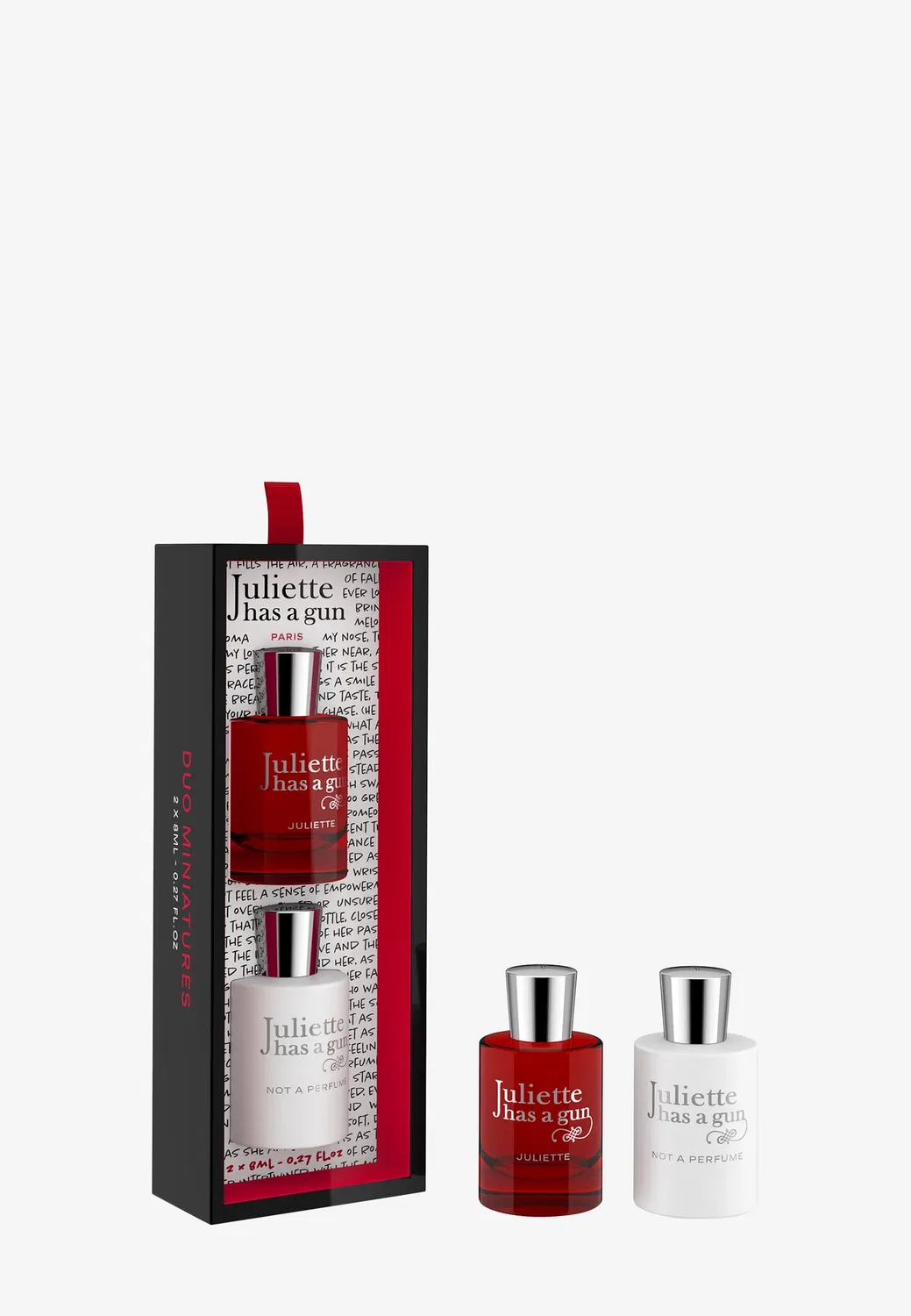 Миниатюрный подарочный набор EDP (не парфюм, 8 мл + Juliette, 8 мл) - набор ароматов Juliette Has A Gun, One Size
