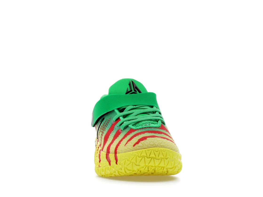 Детские кроссовки для активного отдыха Nike Ja 3, Green Spark/Black/University Red/Dynamic Yellow — фото 2