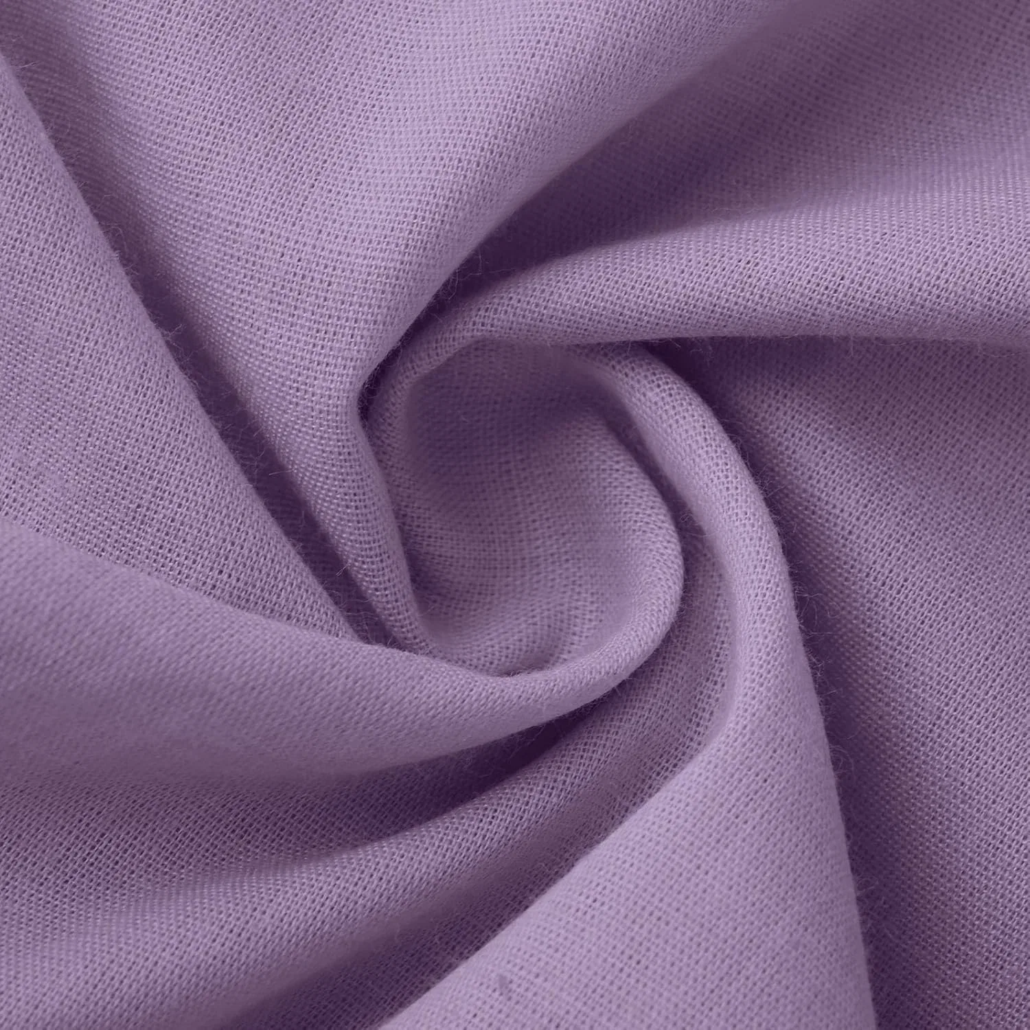 Женское летнее льняное платье с V-образным вырезом и пуговицами, Purple — фото 2