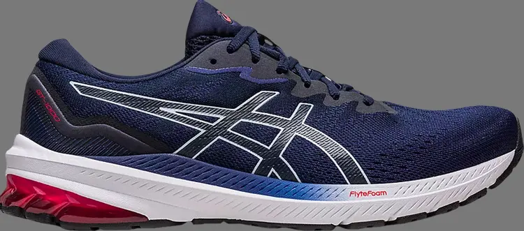 

Кроссовки gt 1000 11 2e wide 'indigo blue' Asics, синий