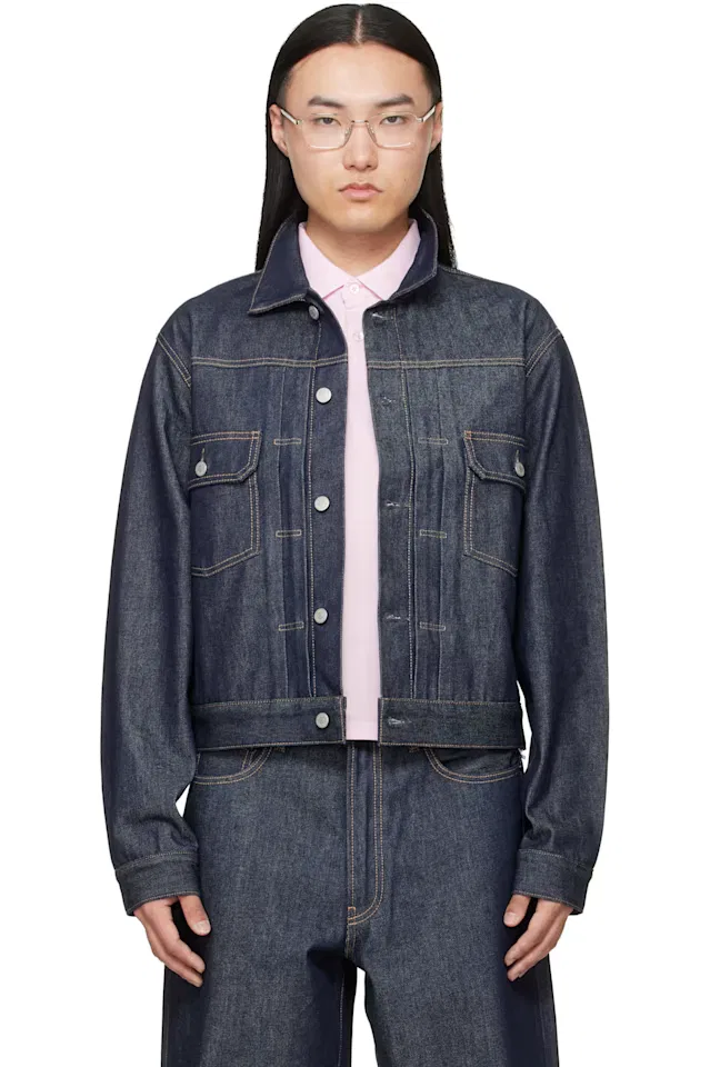 Indigo ryker u новая джинсовая куртка Acne Studios