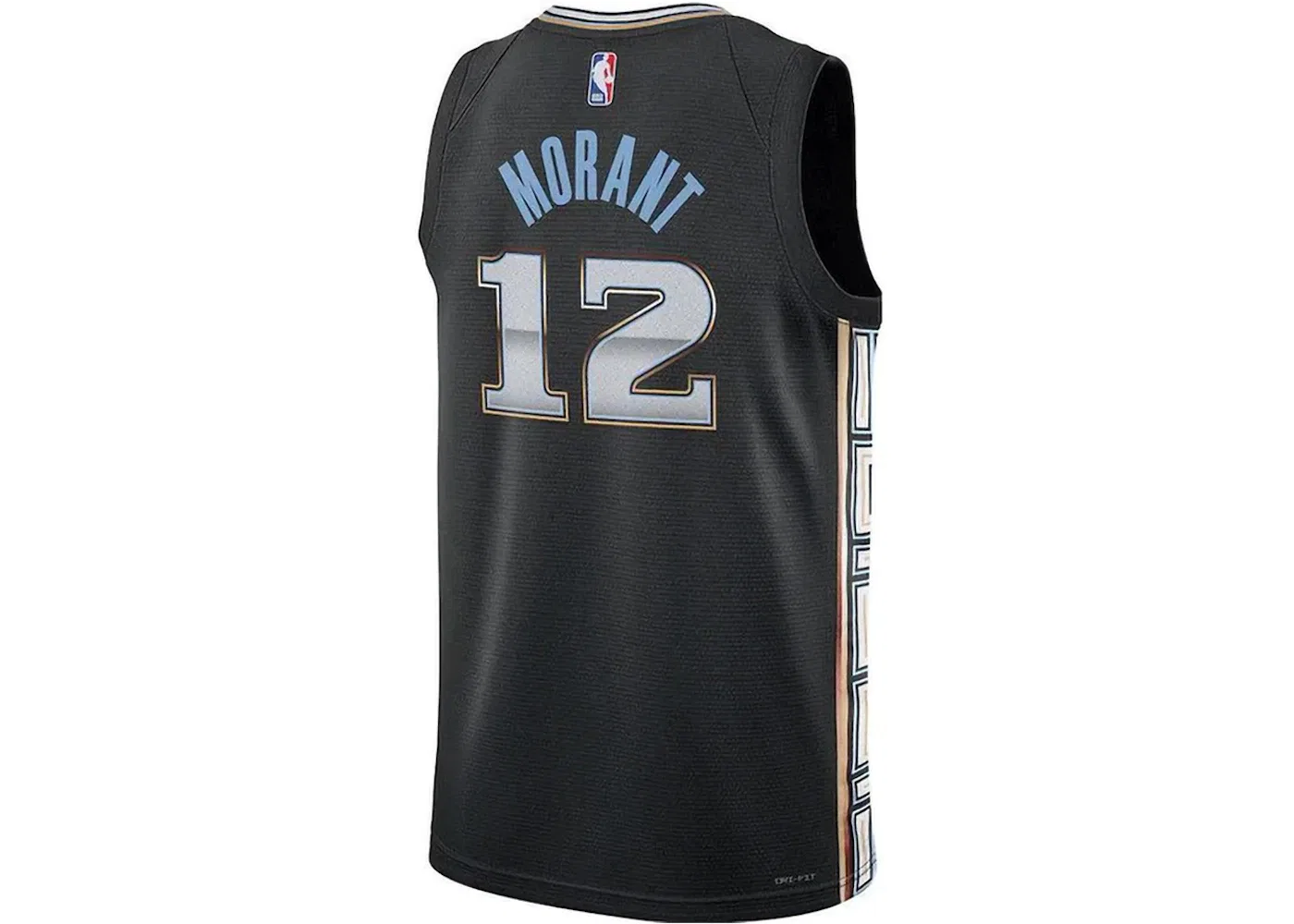 Мужская джерси с принтом Nike NBA Memphis Grizzlies Ja Morant Dri-Fit, Black — фото 2
