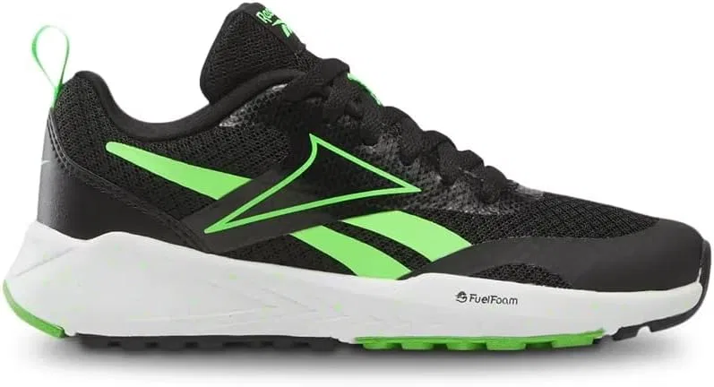 Детские кроссовки для бега Energen Run Reebok, Black/Solarlime/Ftwrwhite