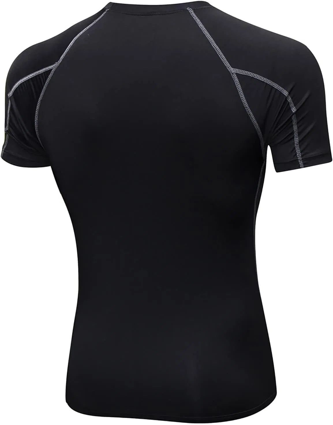 Мужская компрессионная футболка с быстрым высыханием Athletic, Dark Gray — фото 2