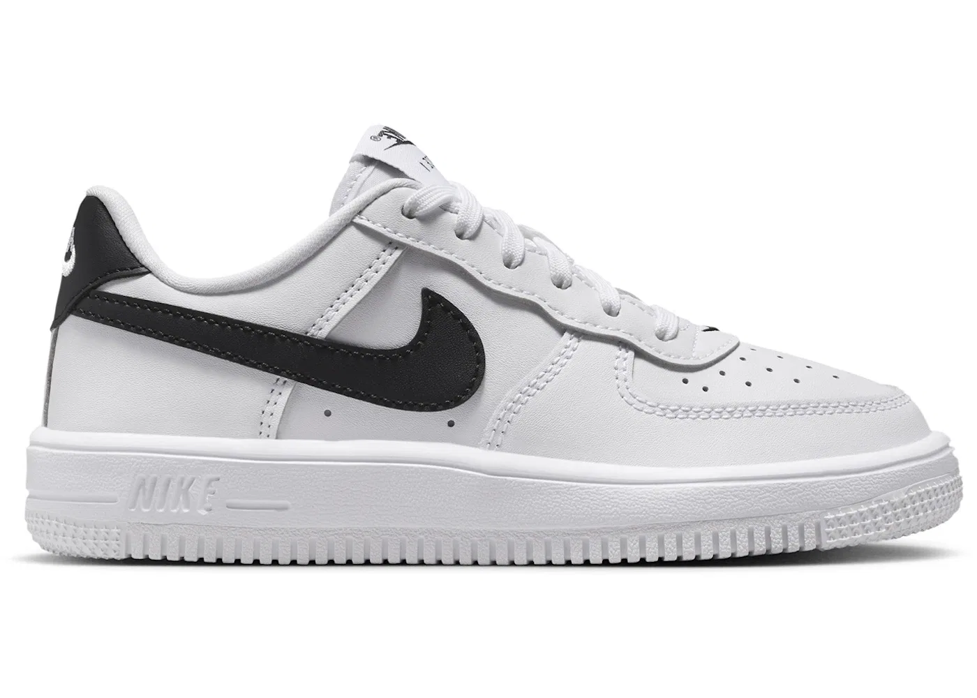 Детские кроссовки для мальчиков с принтом Nike Force 1 Low Nike, White/Black