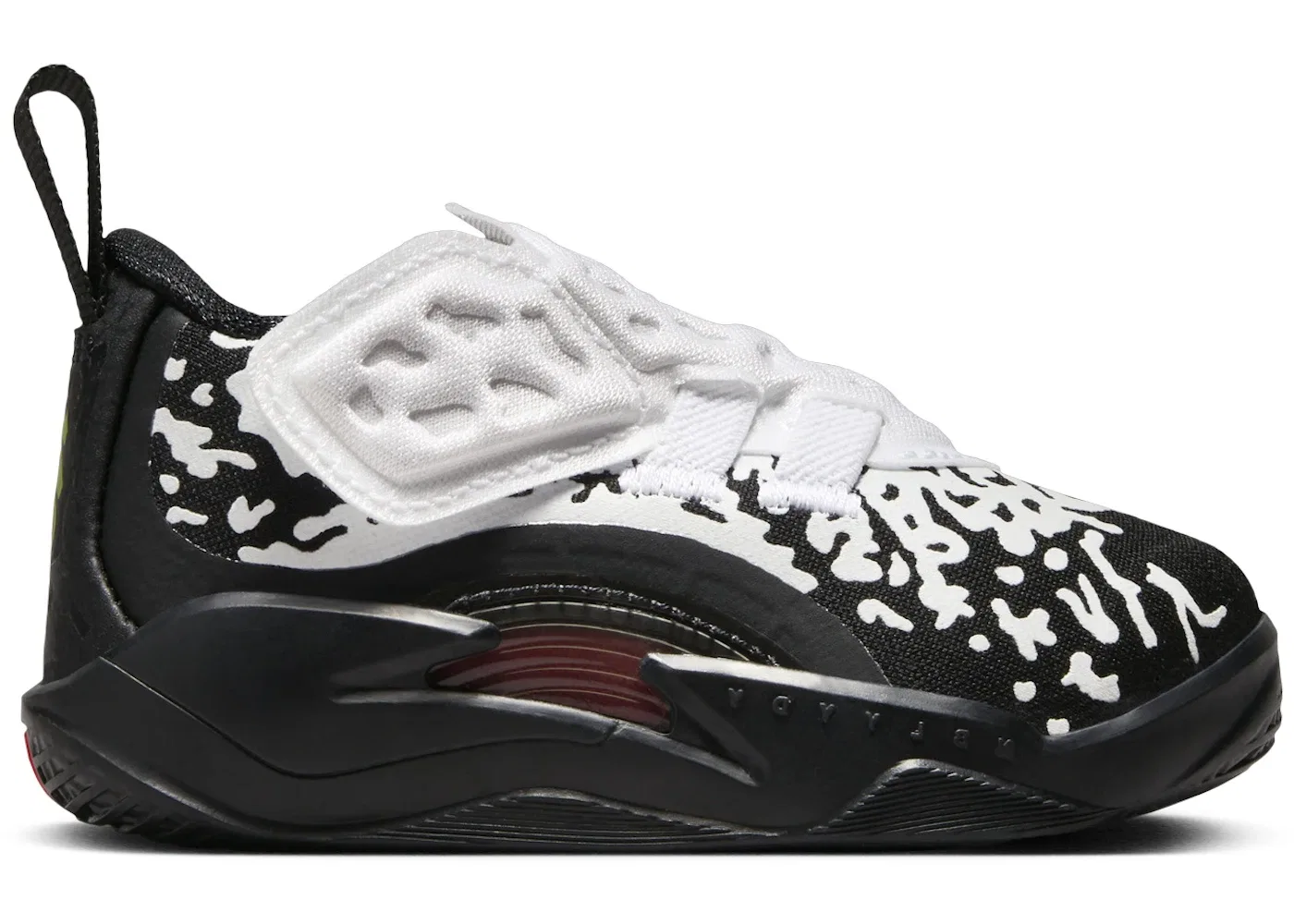 Детские кроссовки для мальчиков с высокой производительностью Jordan Zion 3 Jordan, Black/White/Pear/Light British Tan
