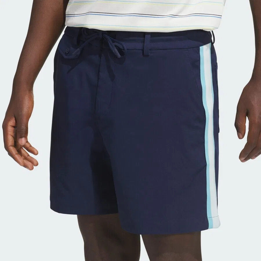 Спортивные брюки ADIDAS PERFORMANCE Regular Workout Pants в темно-синем и светло-голубом цветах — фото 4