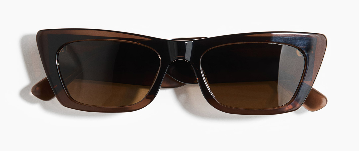 

Солнцезащитные очки H&M Studio Collection Polarised, темно-коричневый
