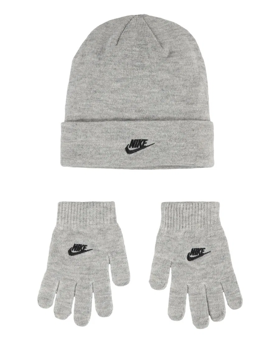 Комплект из шапки и перчаток Nike, Dark Gray Heather