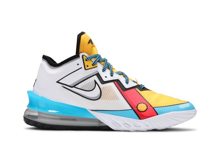

Кроссовки Nike LeBron 18 Low EP, белый