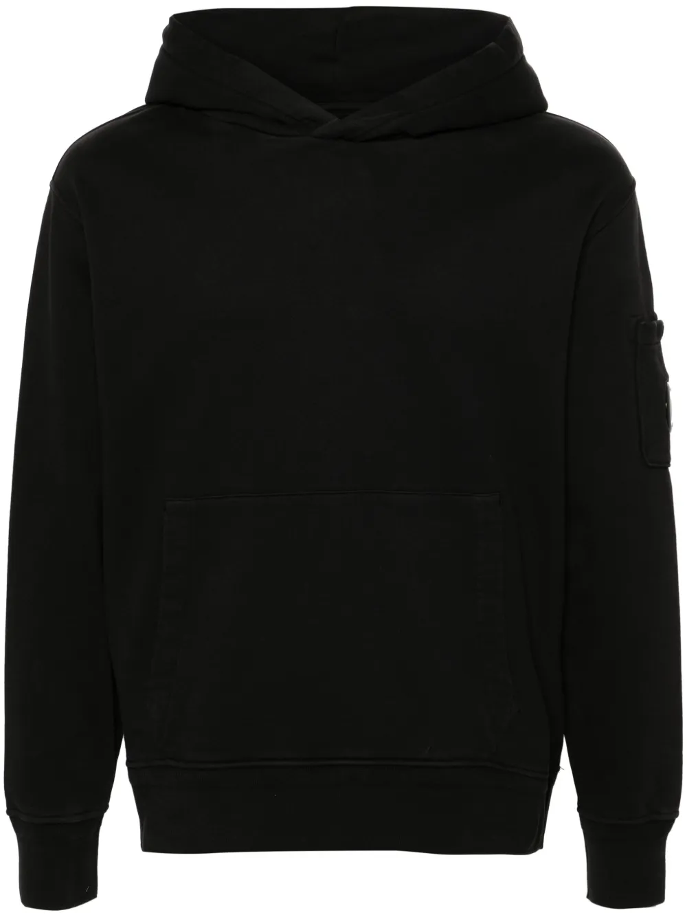 

Худи Diagonal Fleece C.P. Company, черный