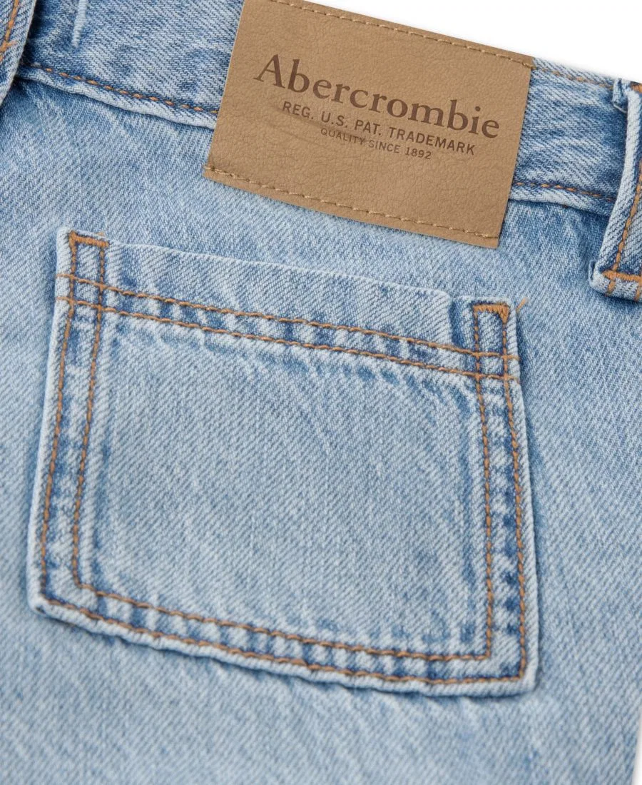 Детские джинсы-карго свободного кроя для мальчиков 2T-5T Abercrombie Kids, синий — фото 4
