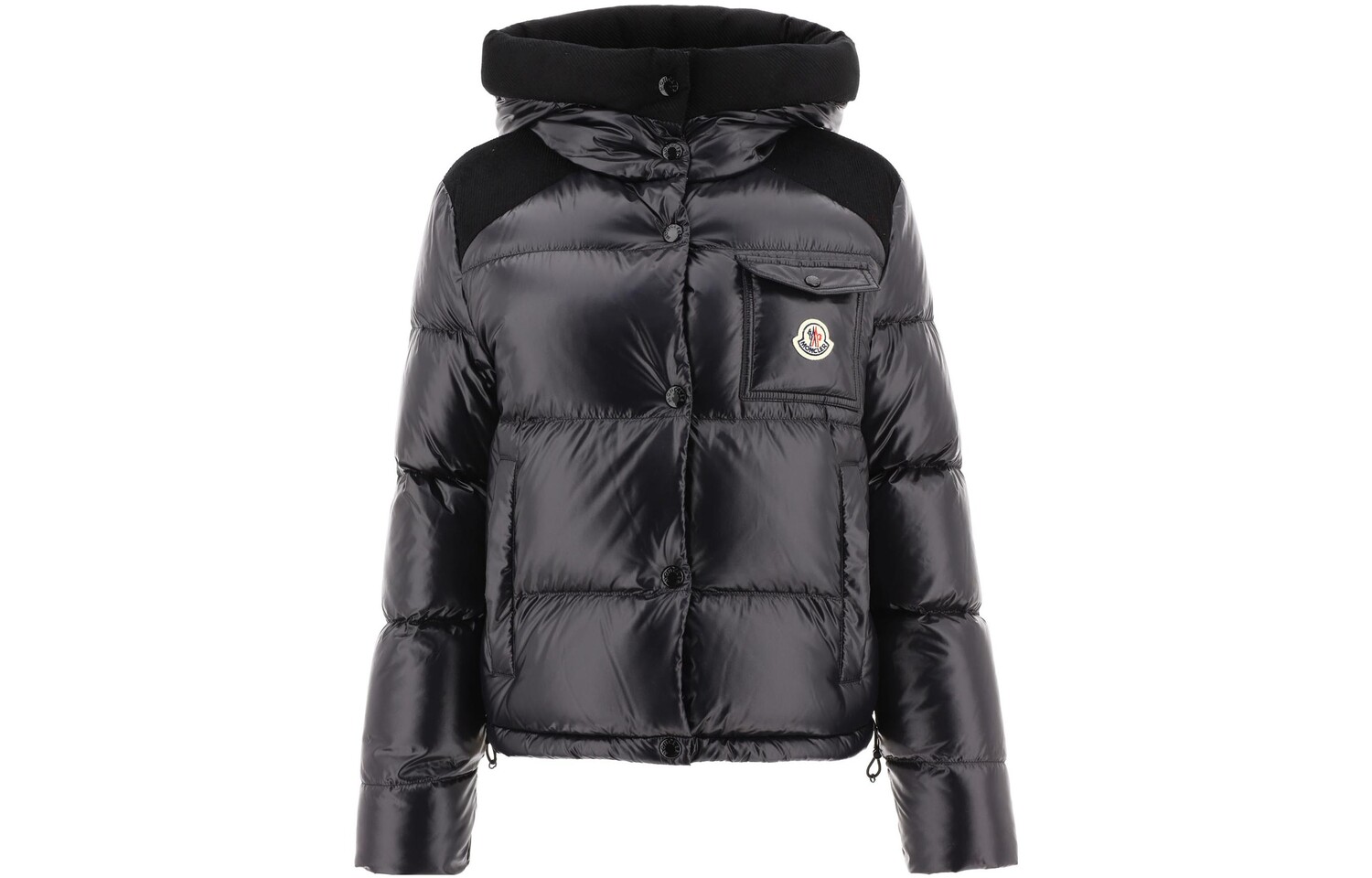 

Пуховик женский черный Moncler