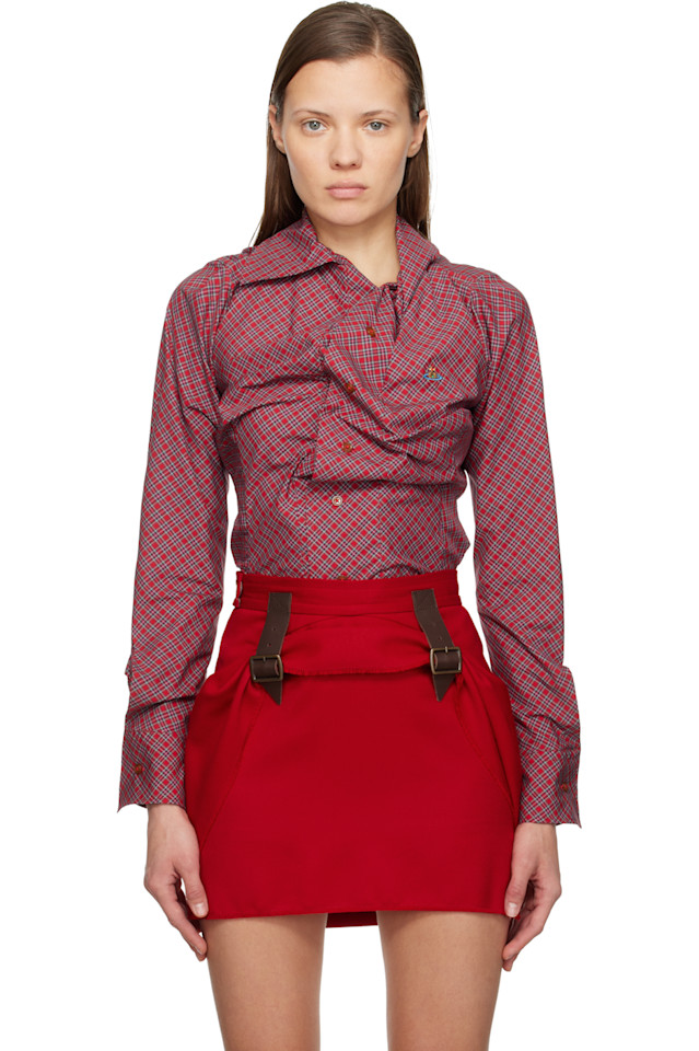 

Пьяная рубашка Vivienne Westwood, красный