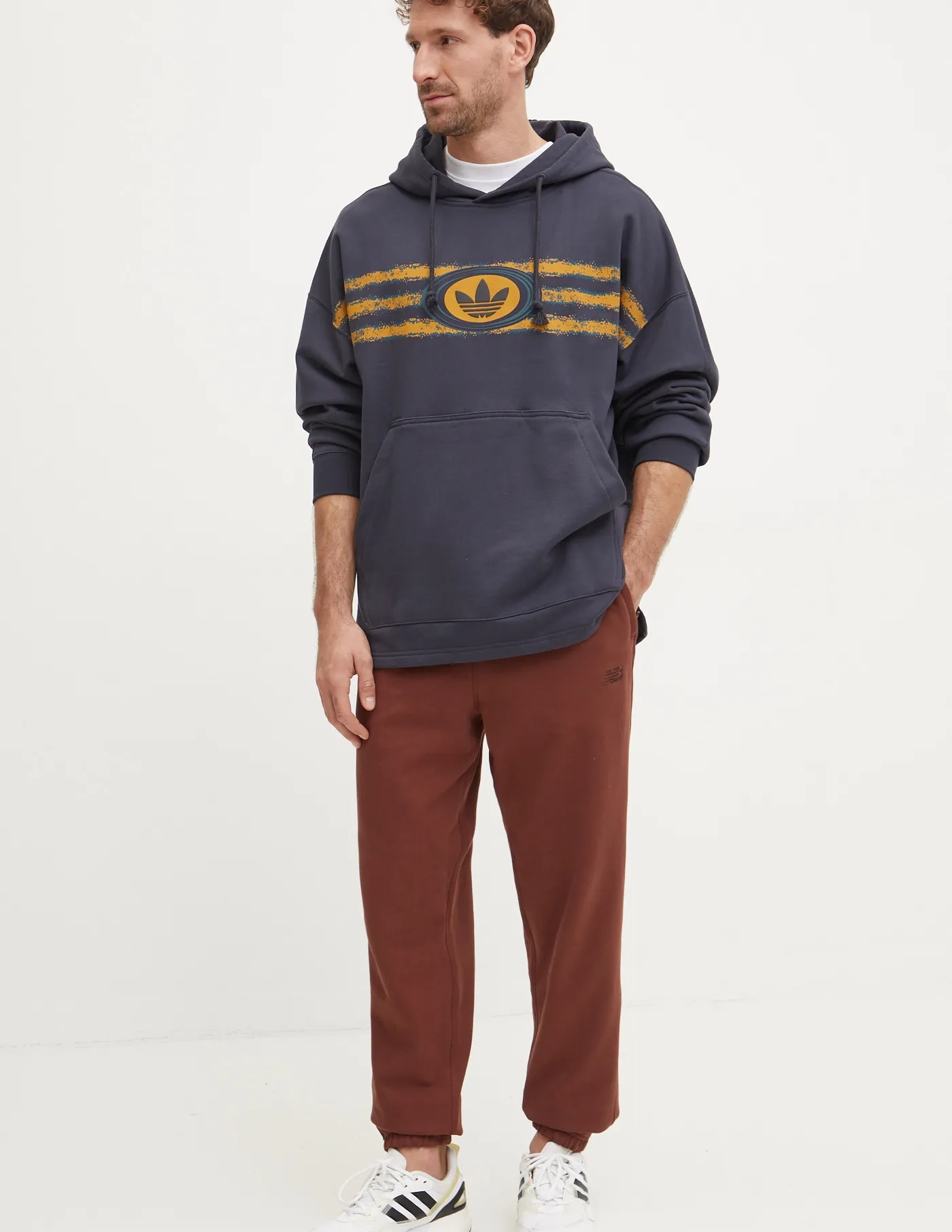 

Хлопковая толстовка adidas Originals, серый