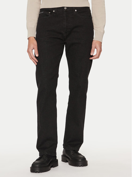 

Джинсы прямого кроя J30J326546 Calvin Klein Jeans, черный