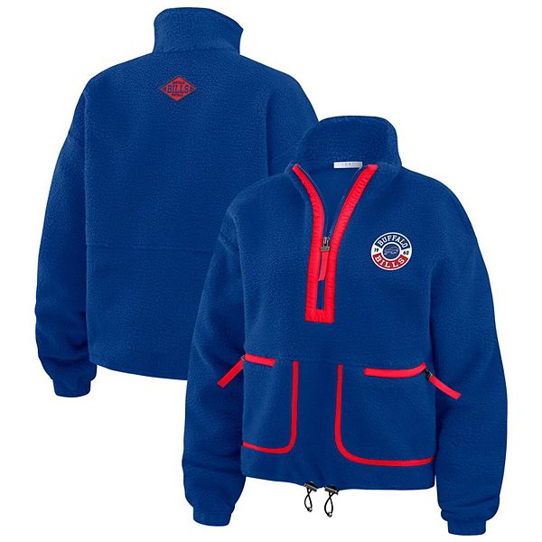 

Женская куртка-полузип Polar Fleece Royal Buffalo Bills Wear By Erin Andrews