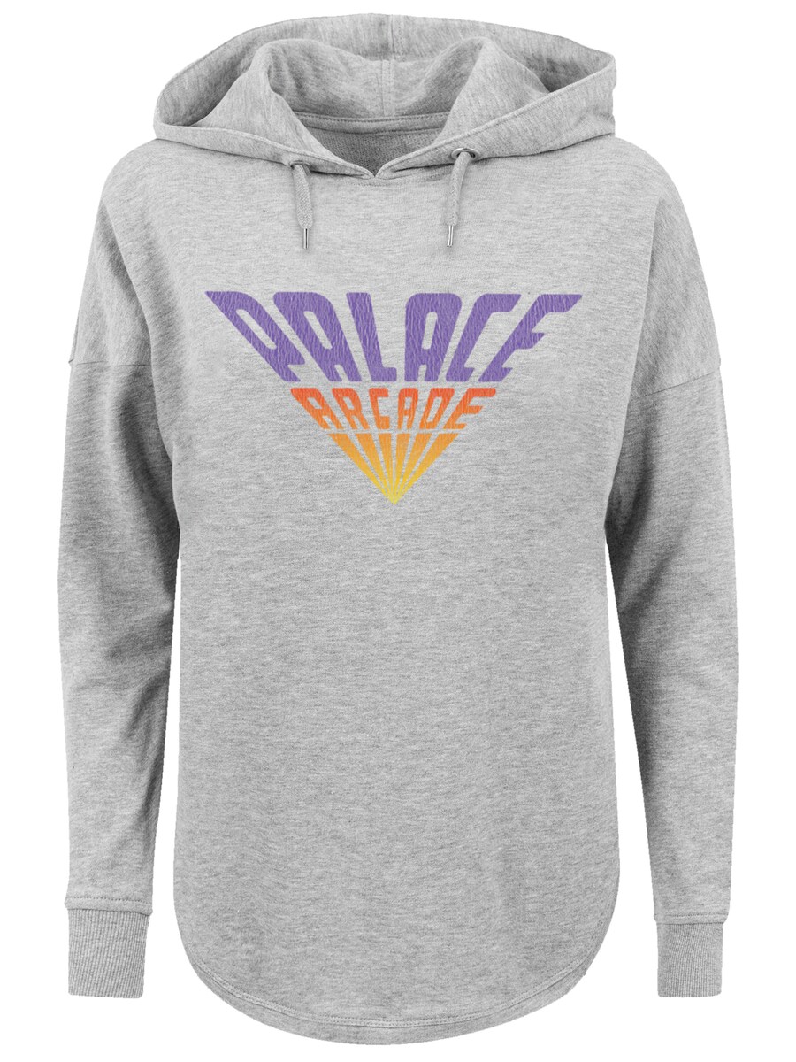 

Толстовка с капюшоном F4NT4STIC Sweatshirt Stranger Things Palace Arcade Netflix TV Series, пятнистый серый
