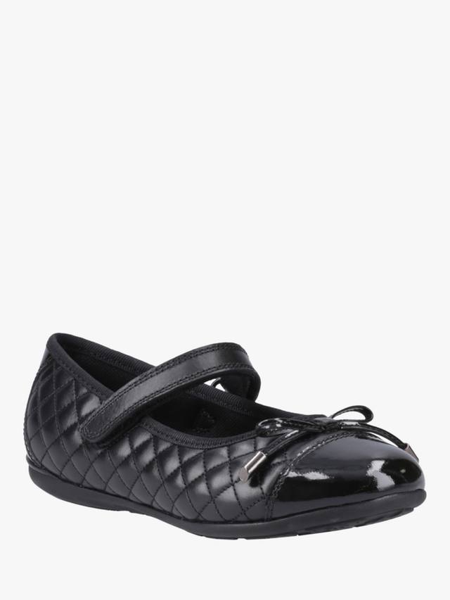 Детские школьные туфли Lottie Senior Leather Hush Puppies, Black — фото 2