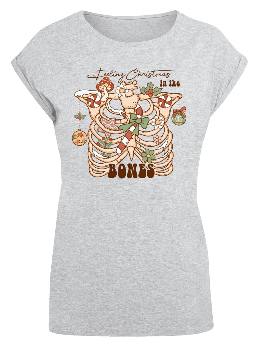 

Футболка F4NT4STIC Shirt Feeling Christmas in the bones, серый