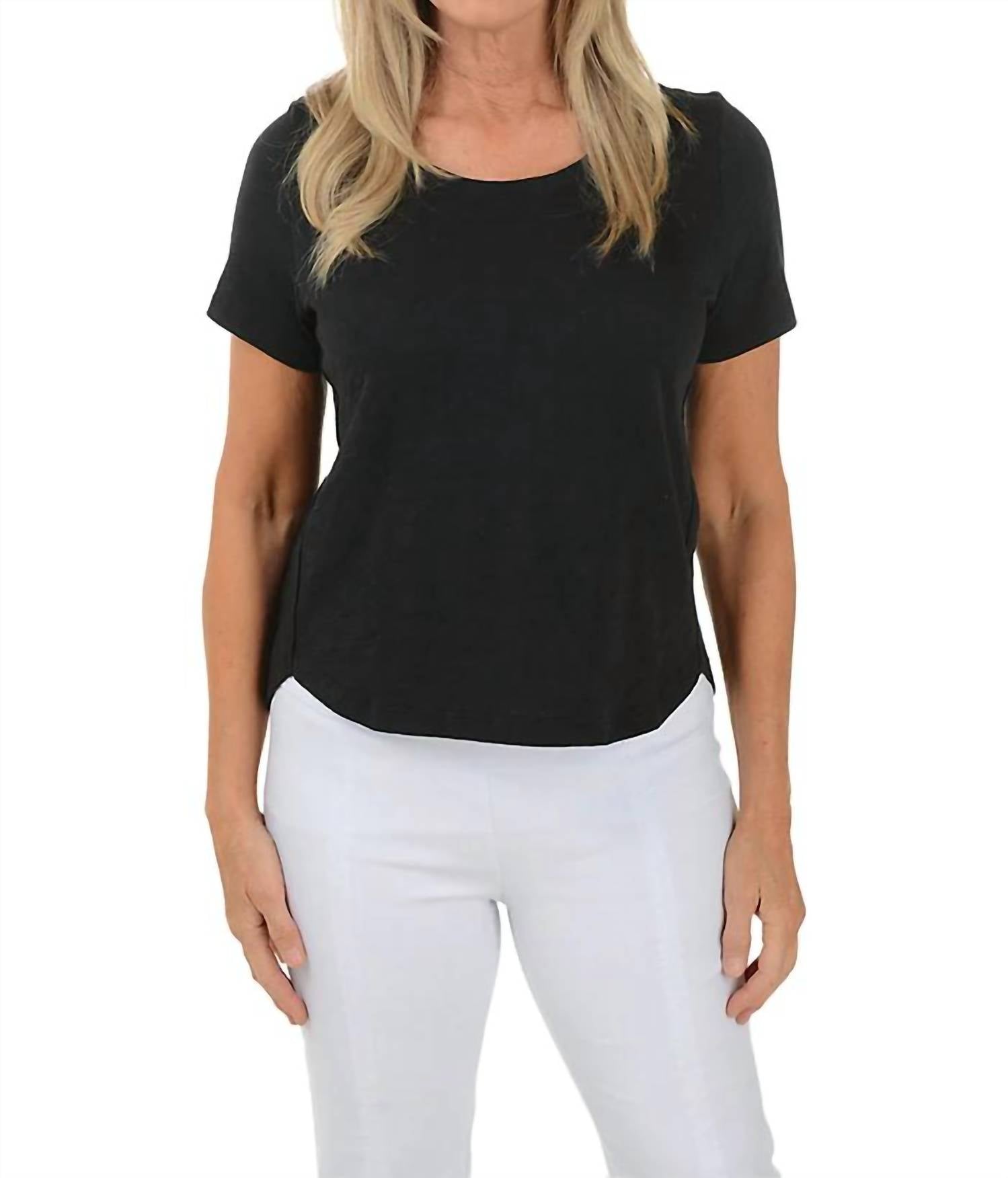 

Черная хлопковая футболка Hi-Lo Escape