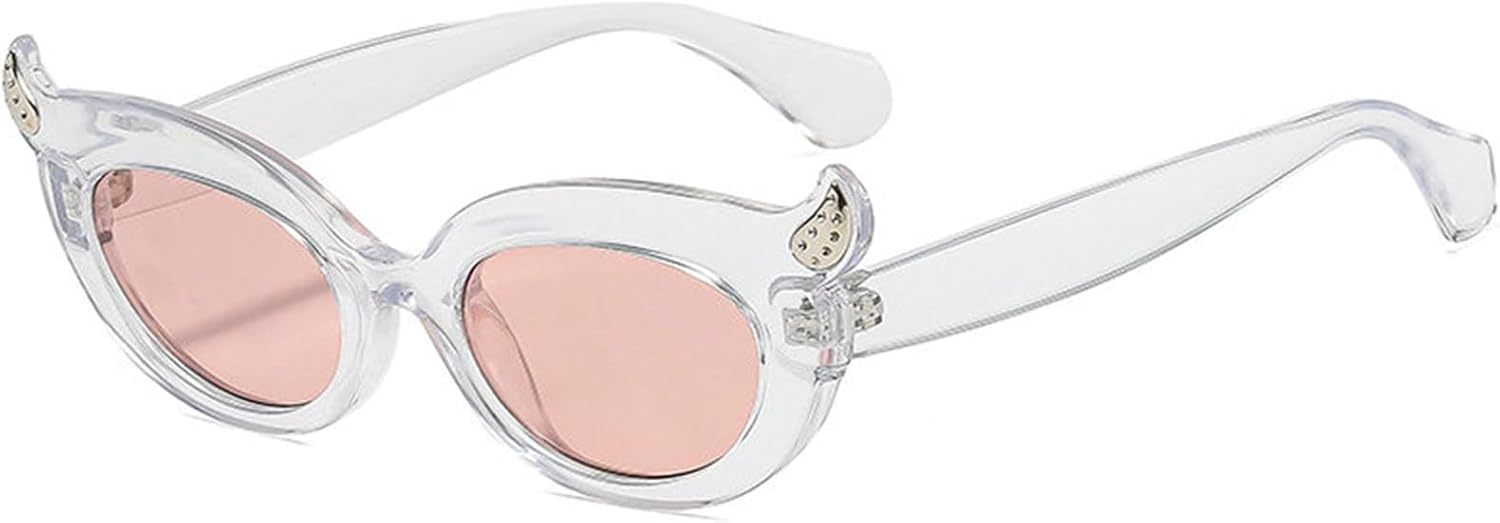 

Винтажные женские солнцезащитные очки «кошачий глаз» Willochra, маленькие, милые, для вечеринок, роскошные, для путешествий и активного отдыха, с защитой от ультрафиолета UV400, C5