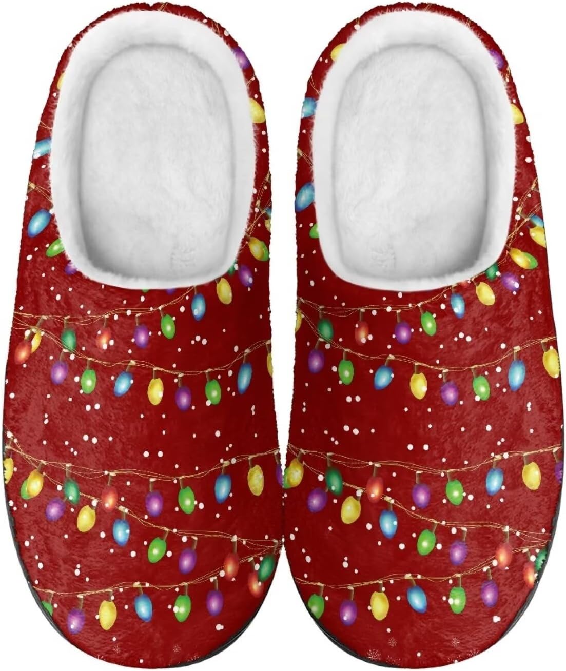 

Тапочки Mintulipy из хлопка, женские пушистые тапочки, домашняя обувь, для дома и улицы, размеры 34-50 (EUR), 3-15 (US) (женские), 8-15 (мужские) для женщин и мужчин, красный