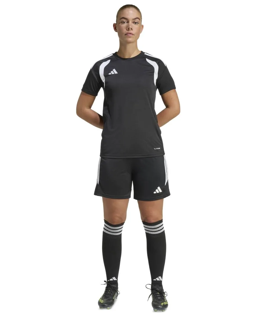 Женская футболка Tiro 26 League Soccer Adidas, черный/белый — фото 2