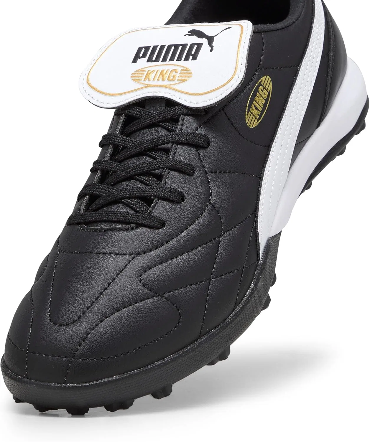 Мужские кроссовки PUMA King Top Turf, Puma Black Puma White Puma Gold — фото 4